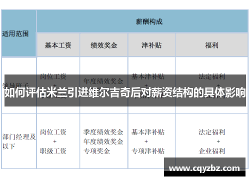 如何评估米兰引进维尔吉奇后对薪资结构的具体影响